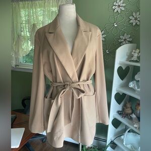 TopShop tan  pretty fall jacket NWT 12